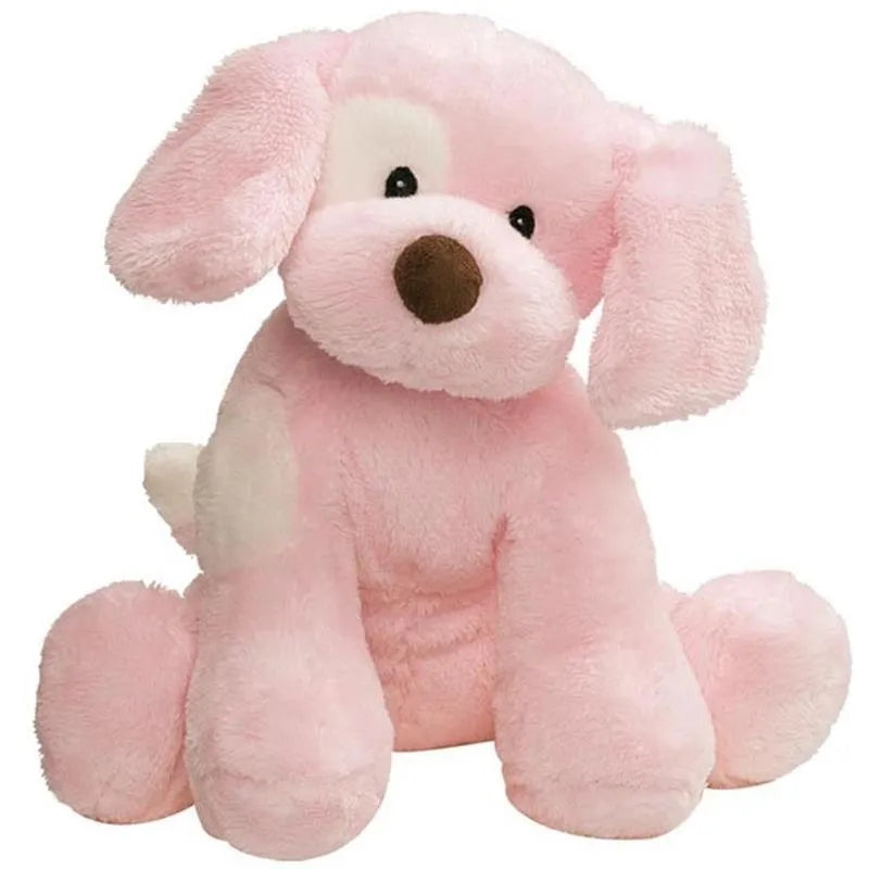 Spin Master - Baby GUND Spunky Barking Puppy Stuffed Animal Sound Toy with Sounds, Pink, 8” Image 1