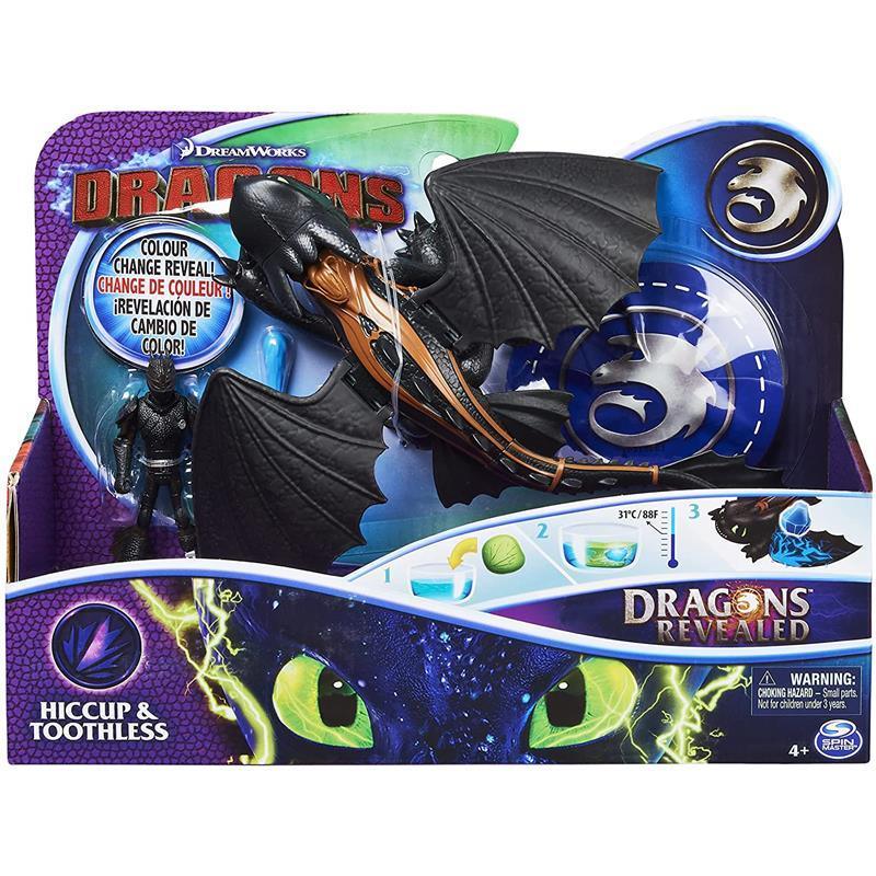 Dragons Race to the Edge Toothless & Hiccup Armored Spin Master
