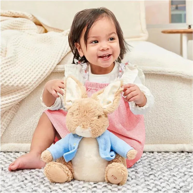 Spin Master - GUND Beatrix Potter Peter Rabbit Peek-a-Ears Animated Plush, Interactive Bunny, 11”  Image 6