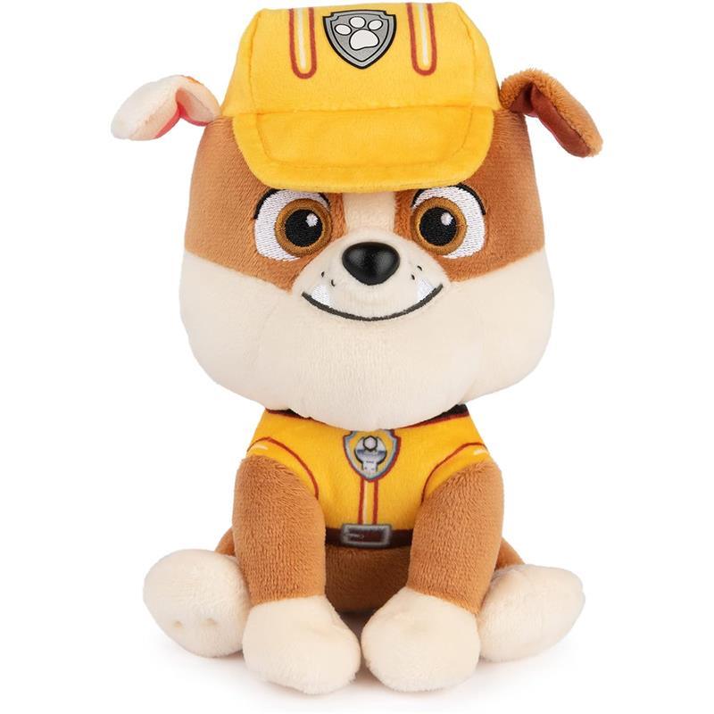 Spin Master - GUND Official PAW Patrol Rubble in Signature Construction Uniform Plush Toy, Stuffed Animal for Ages 1+ , 6 Image 1