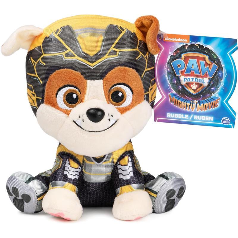 Spin Master - GUND PAW Patrol: The Mighty Movie Rubbie Stuffed Animal, for Ages 1+, 6” Image 5