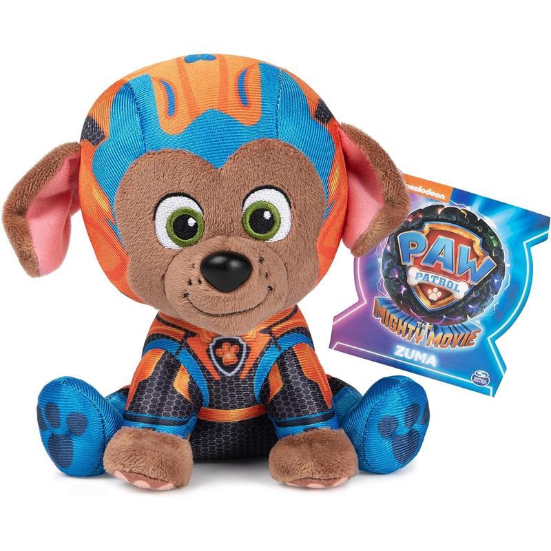 Spin Master - GUND PAW Patrol: The Mighty Movie Zuma Stuffed Animal, for Ages 1+, 6” Image 7