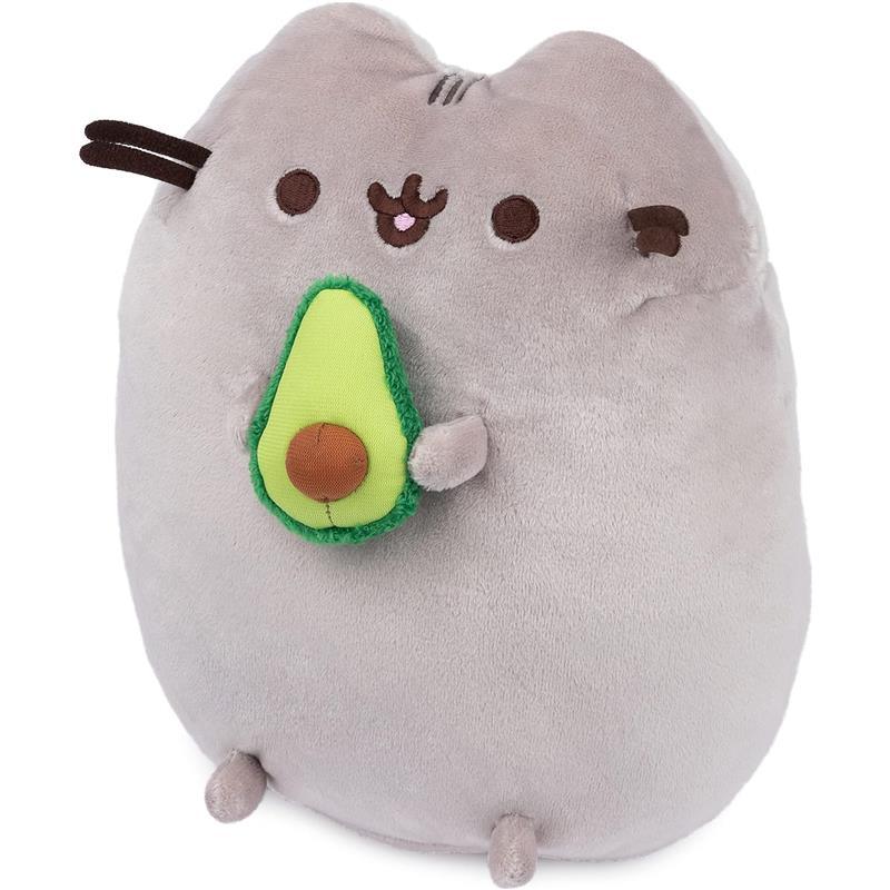 Spin Master - GUND Pusheen Snackable Avocado Plush, Stuffed Animal for Ages 8 and Up, 9.5”, Gray  Image 3