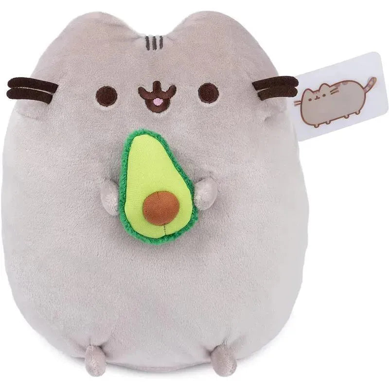 Spin Master - GUND Pusheen Snackable Avocado Plush, Stuffed Animal for Ages 8 and Up, 9.5”, Gray  Image 4