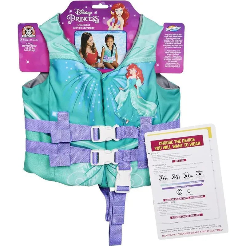 Spin Master - Little Mermaid Ariel PFD Child Life Jacket Image 2