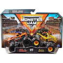 Spin Master - Monster Jam, Official Earth Shaker Vs. Bad Company Die-Cast Monster Trucks, Ages 3+ Image 1