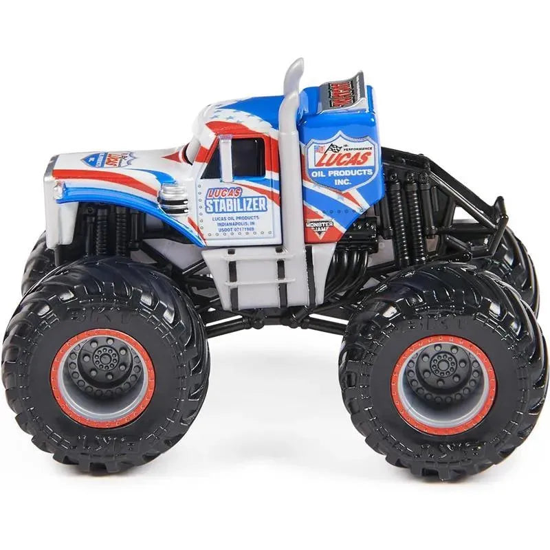 Spin Master - Monster Jam, Official Lucas Stabilizer Vs. Jester Die-Cast Monster Trucks, Ages 3+ Image 4