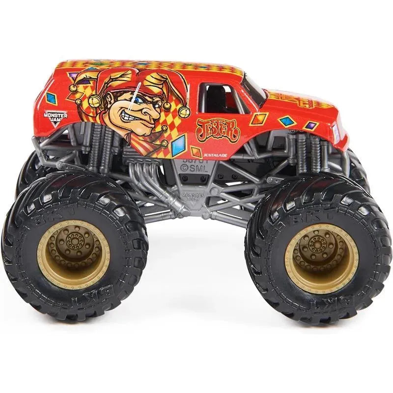 Spin Master - Monster Jam, Official Lucas Stabilizer Vs. Jester Die-Cast Monster Trucks, Ages 3+ Image 6