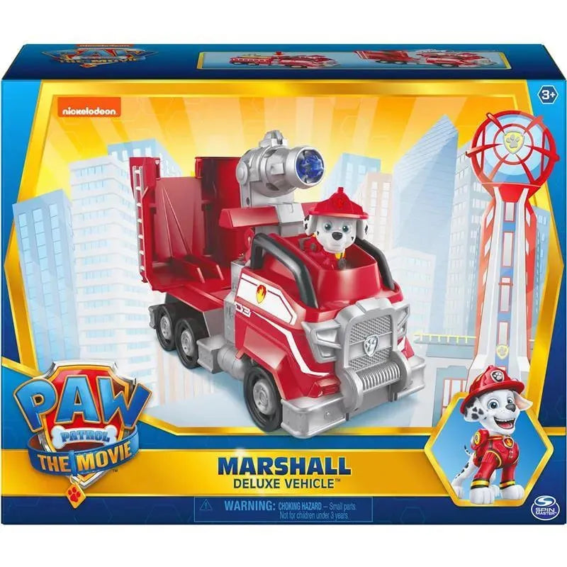 Spin Master - Paw Patrol, Marshall’s Deluxe Movie Transforming Fire Truck with Action Figure Image 5