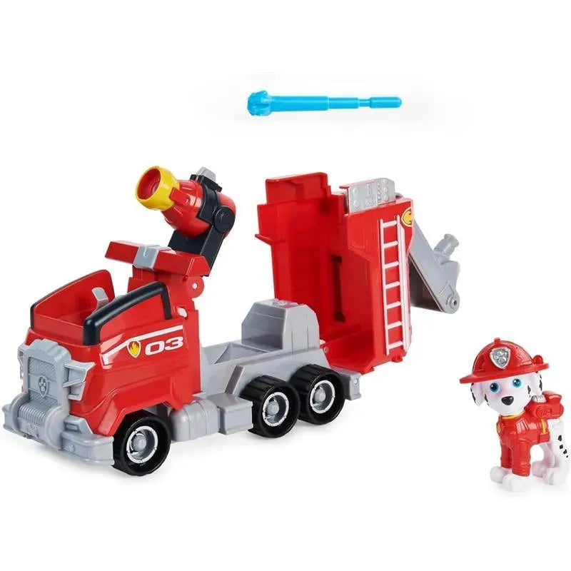 Spin Master - Paw Patrol, Marshall’s Deluxe Movie Transforming Fire Truck with Action Figure Image 8