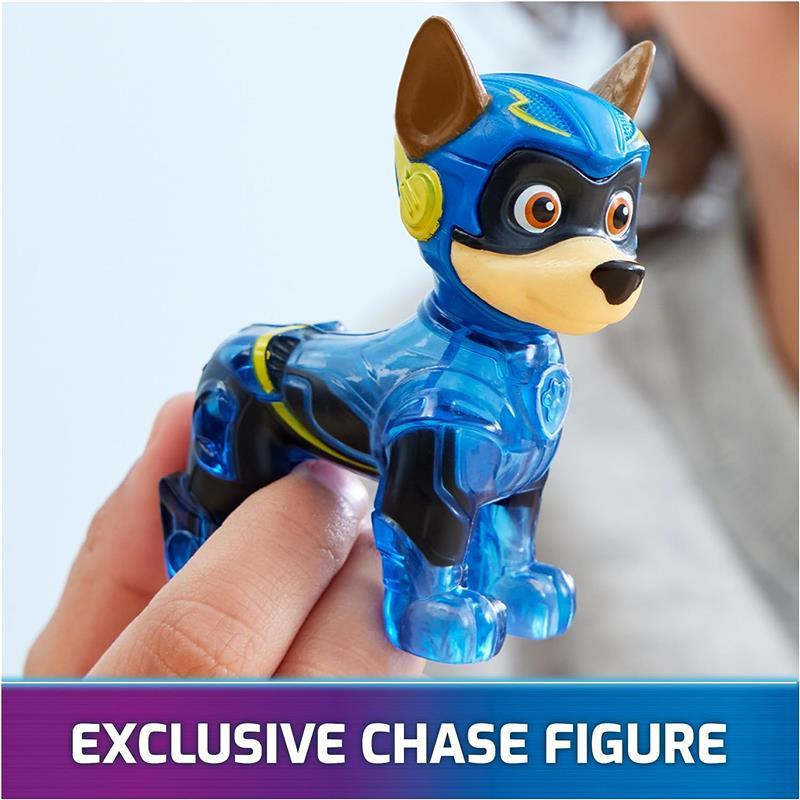 Spin Master - Paw Patrol: The Mighty Movie, Chase’s Mighty Transforming Cruiser, Lights and Sounds, Kids 3+ Image 7