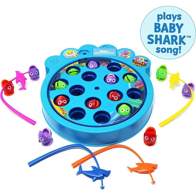 Pinkfong Baby Shark Let's Go Hunt Card Game Plays Baby Shark Song with 3D  Sound Pad, for Families and Kids 3 and up