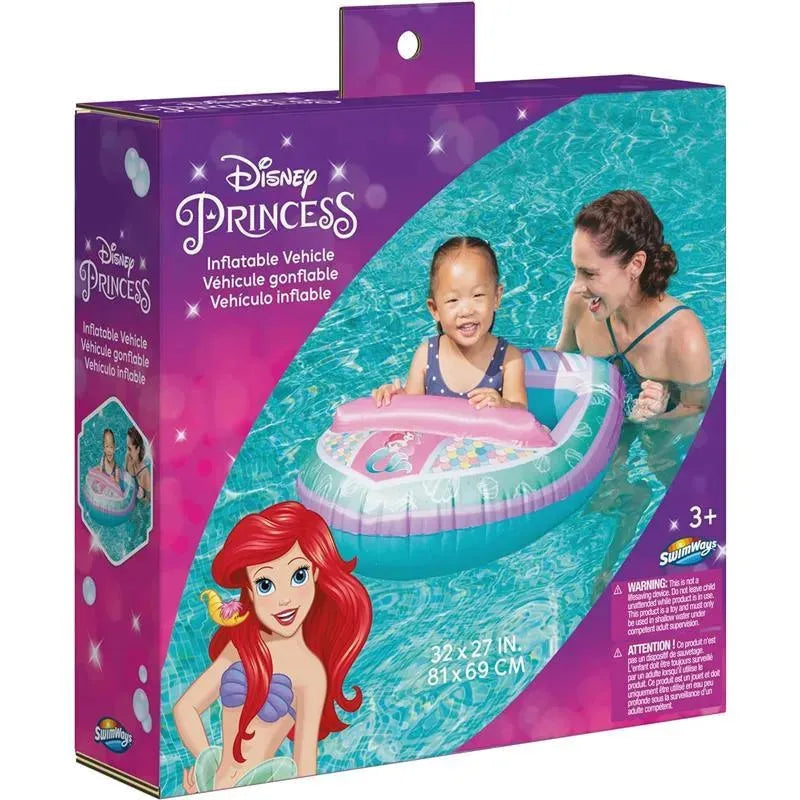 Spin Master - Swimways Disney Princess Ariel Inflatable Water Boat Vehicle for Kids Ages 3+  Image 6