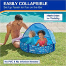 Spin Master - Swimways Elite Pop-Up Pool with Canopy & Carrying Case, for Ages 9-24 Months, 32, Blue Image 6