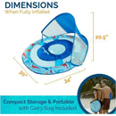 Spin Master - Swimways Sun Canopy Inflatable Baby Spring Float for Kids 9-24 Months, Shark Image 4