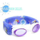 Splash Place Swim Goggles - Fun, Fashionable, Comfortable, Adult & Kids, Rainbow Unicorn Image 3