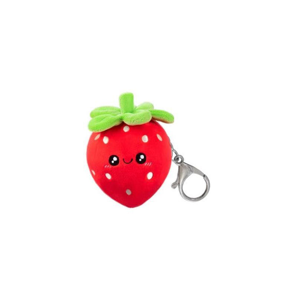 Squishy Red Strawberry Fruit Keychains for Kids – Novel Merk