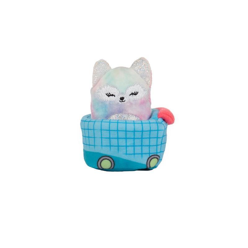 Squishville Squishmallows Mall-Two 2-Inch Mini Plush Characters,Themed Play Scene,4 Accessories (Shopping Bag/Cart,Cash Register,Arcade Machine)