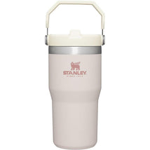 Stanley - 20Oz IceFlow Stainless Steel Tumbler with Straw, Rose Quartz Image 1
