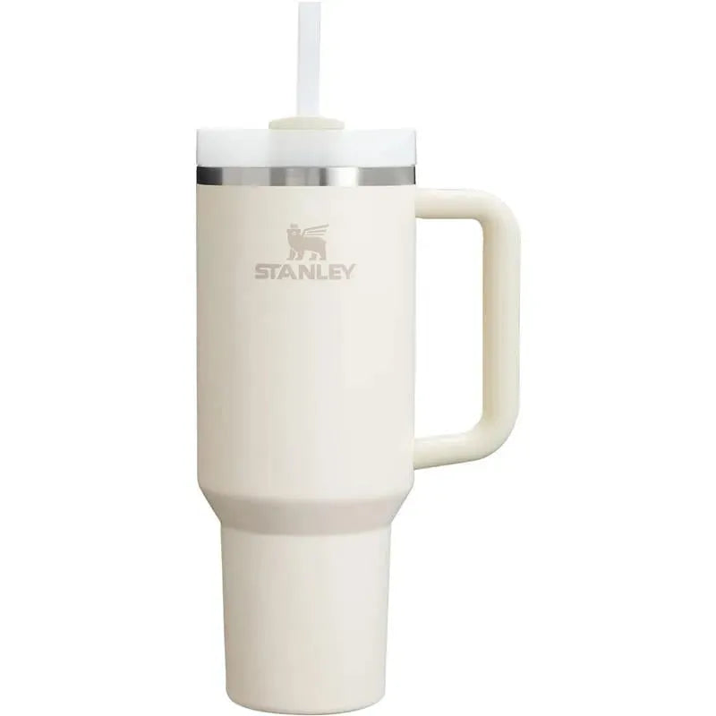 Stanley - Quencher H2.0 FlowState Stainless Steel Vacuum Insulated Tumbler, 40 oz, Cream Image 1