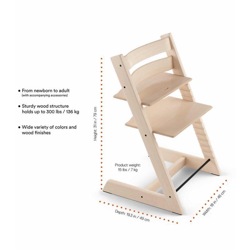 Stokke - Tripp Trapp High Chair Bundle, Hazy Grey
