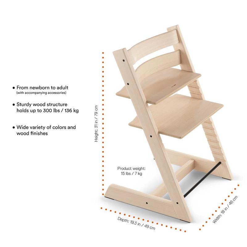 Stokke - Tripp Trapp® High Chair², Natural Image 3