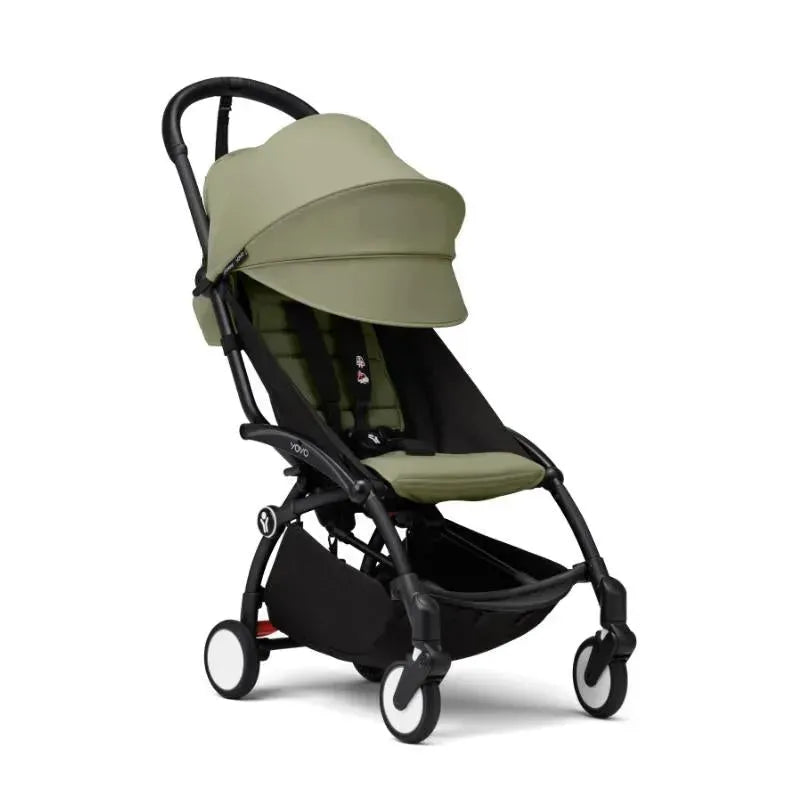 Stokke - Yoyo³ Stroller Black Bundle 6+, Olive Image 3