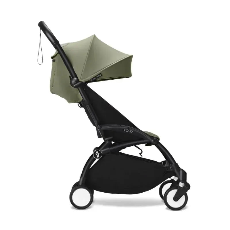 Stokke - Yoyo³ Stroller Black Bundle 6+, Olive Image 4