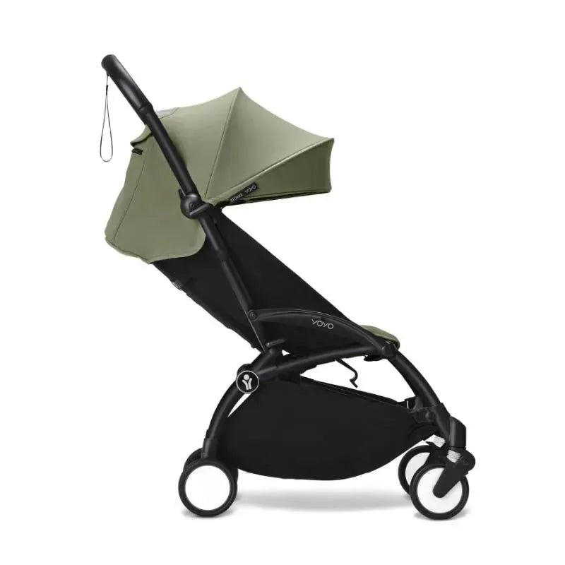 Stokke - Yoyo³ Stroller Black Bundle 6+, Olive Image 5