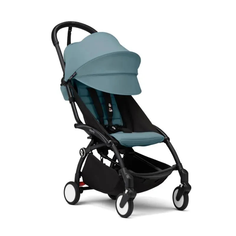 Stokke - Yoyo³ Stroller Black Frame Bundle 6+, Aqua Image 4