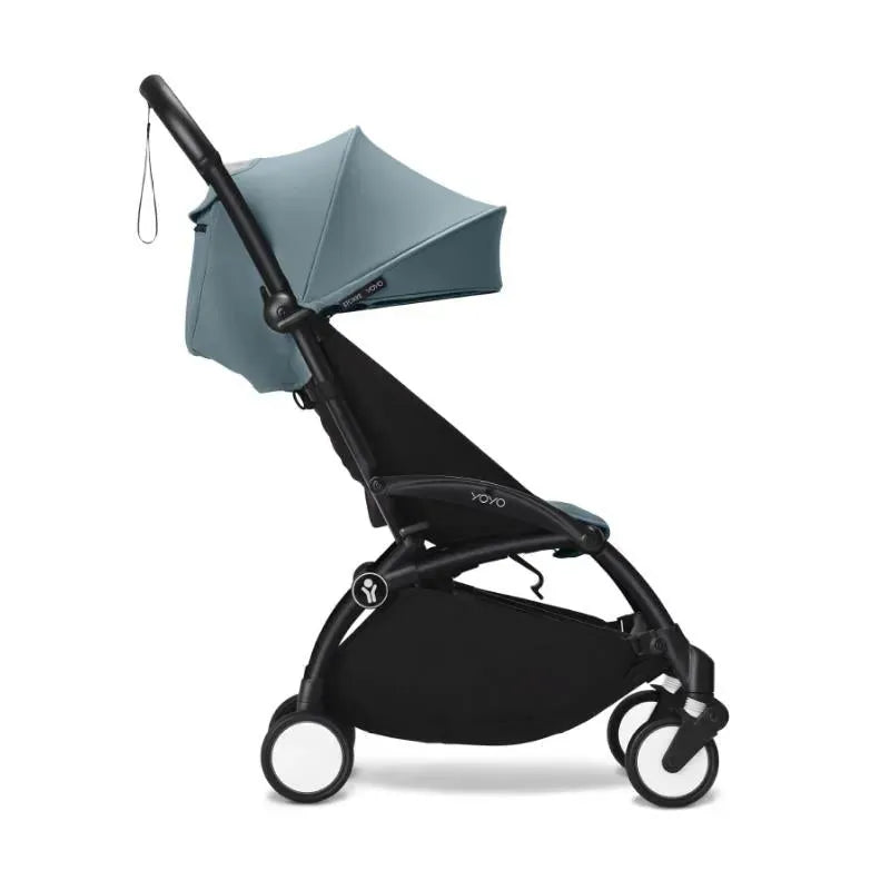 Stokke - Yoyo³ Stroller Black Frame Bundle 6+, Aqua Image 5