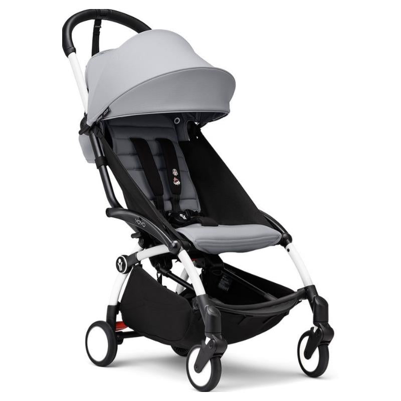 Stokke - Yoyo³ Stroller White Bundle 6+, Stone Image 1