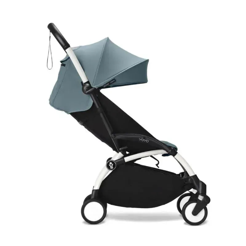 Stokke - Yoyo³ Stroller White Frame Bundle 6+, Aqua Image 4