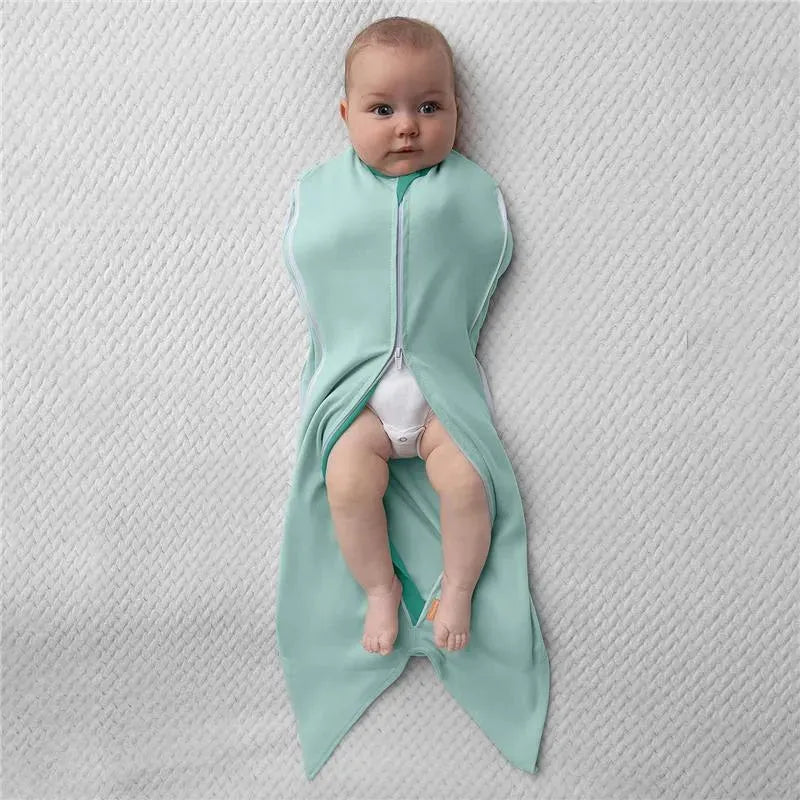 Summer Infant - SwaddleMe Room to Grow Pod, 0-6 Months, 1-Pack, Teal Waves Image 9