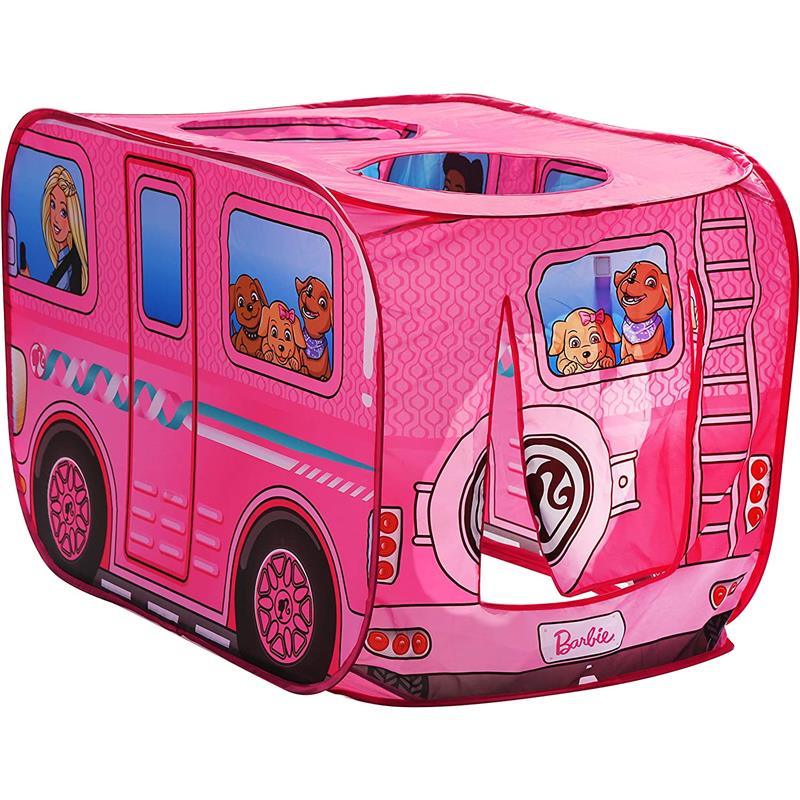 Sunny Days - Barbie Dream Camper Pop Up Play Tent Pink Image 2