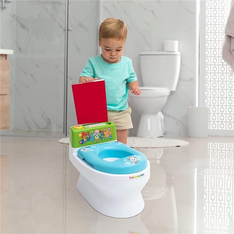 Toilet Training Potty (Brush Included) with Spilling Guard Real Feel Potty