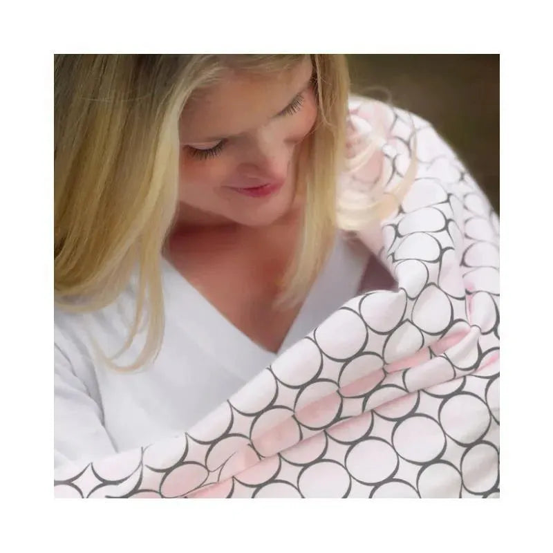 Swaddle Designs - Marquisette Swaddle Blanket Aimee, Pink Hearts Image 5