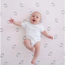 Swaddle Designs - Marquisette Swaddle Blanket Aimee, Pink Hearts Image 6