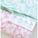 Swaddle Designs - Marquisette Swaddle Blanket, Watercolor Ice Cream Cones Image 4