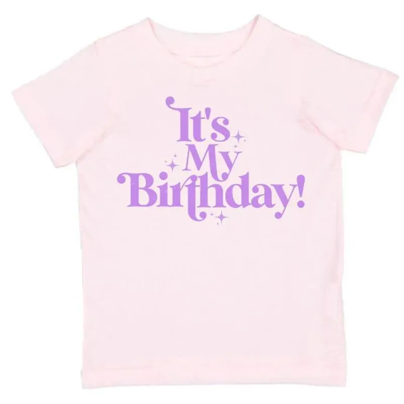 Sweet Wink - It's My Birthday Short Sleeve Shirt Girl Kids Birthday Tee Image 1