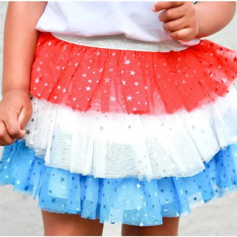 Sweet Wink - Patriotic Petal Tutu Kids 4Th Of July Image 3