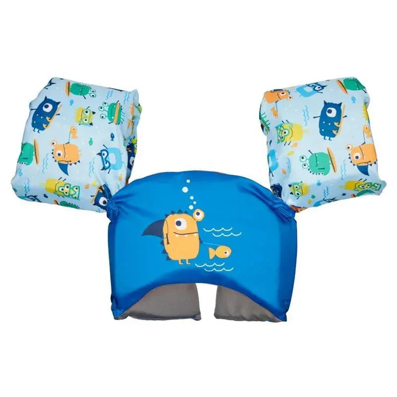 Swimways - Swim Trainer Life Jacket (Pfd), Blue Monster Image 1