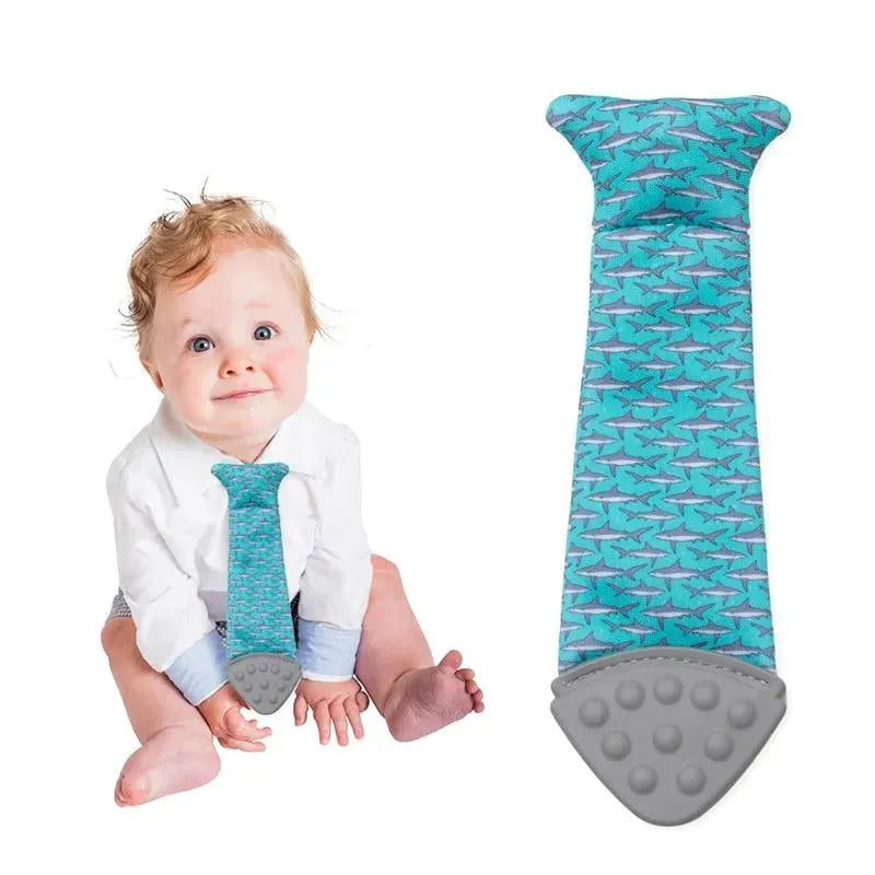 Tasty Tie - Teething Bib Tie, Shark Image 2