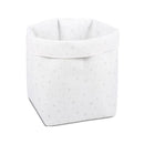 The Peanut Shell Stars Large Storage Bin, White, Large Image 1