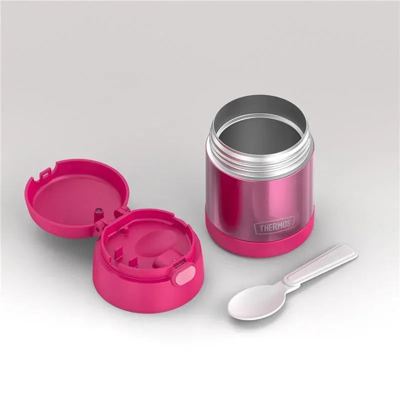 Thermos - 10 Oz. Stainless Steel Nonlicensed Funtainer Food, Pink With Spoon Image 3