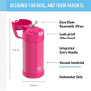 Thermos - 12 Oz. Stainless Steel Non-Licensed Funtainer® Bottle, Pink Image 5