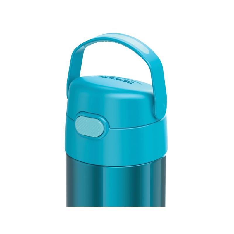 Thermos Funtainer Vacuum Insulated Stainless Steel Straw Water Bottle, 12oz - Blue / Green