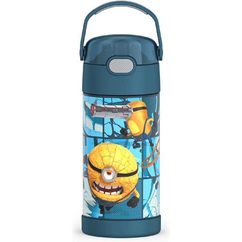 Thermos - 12Oz. Funtainer® Water Bottle W/ Straw, Despicable Me 4 Movie Image 1