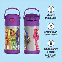 Thermos Funtainer 12 Ounce Stainless Steel Vacuum Insulated Kids Straw Bottle, Super Mario Brothers