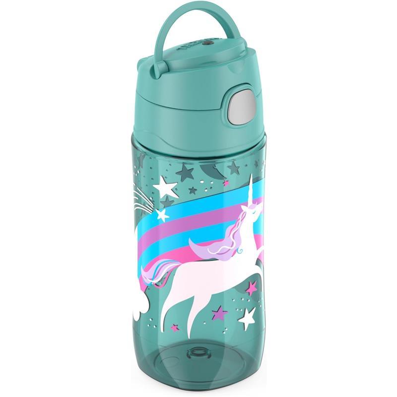 Thermos - 16 Oz Plastic Funtainer® Hydration Bottle With Spout Lid, Unicorns Image 4
